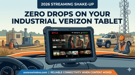 Aozora K8 フィールドで HD ビデオをストリーミングするアクティブな産業用 Verizon タブレット.jpg