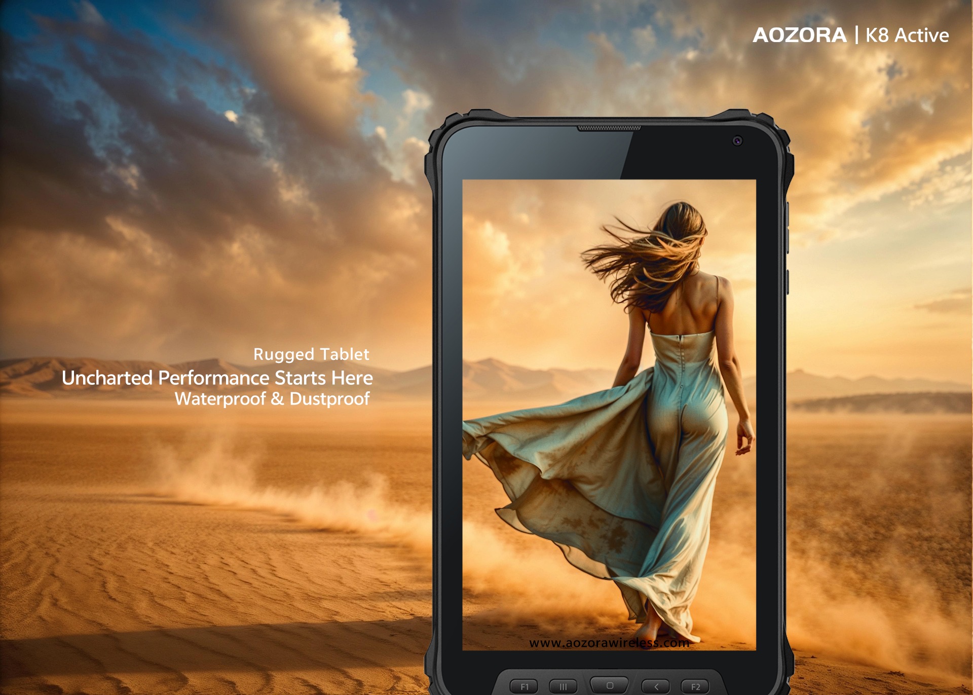 ثورة الأجهزة اللوحية القوية: AOZORA K8 Active يهيمن على رحلات الصحراء