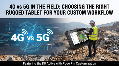 Tableta resistente industrial K8 Active en prueba de campo al aire libre.jpg