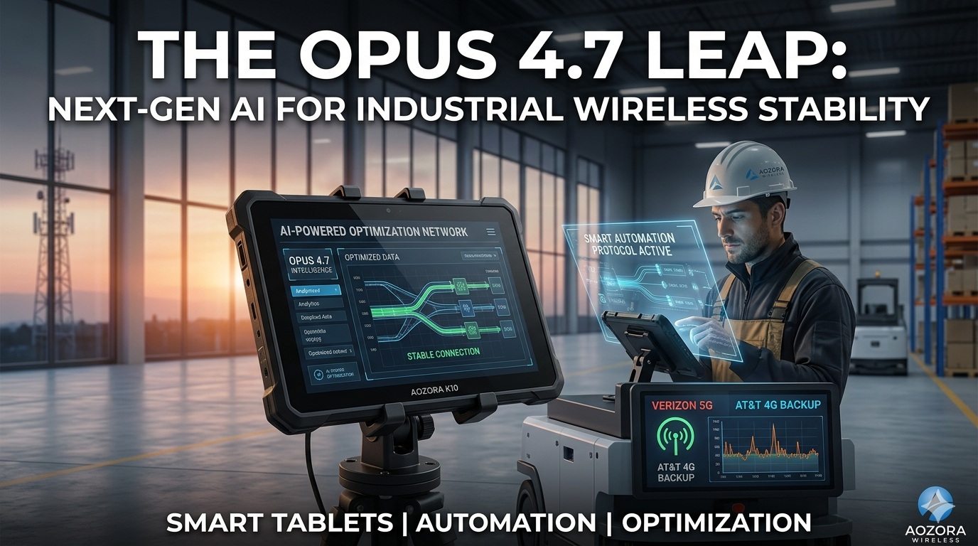 Sztuczna inteligencja i sieć bezprzewodowa: jak Opus 4.7 napędza przemysłowe tablety Verizon