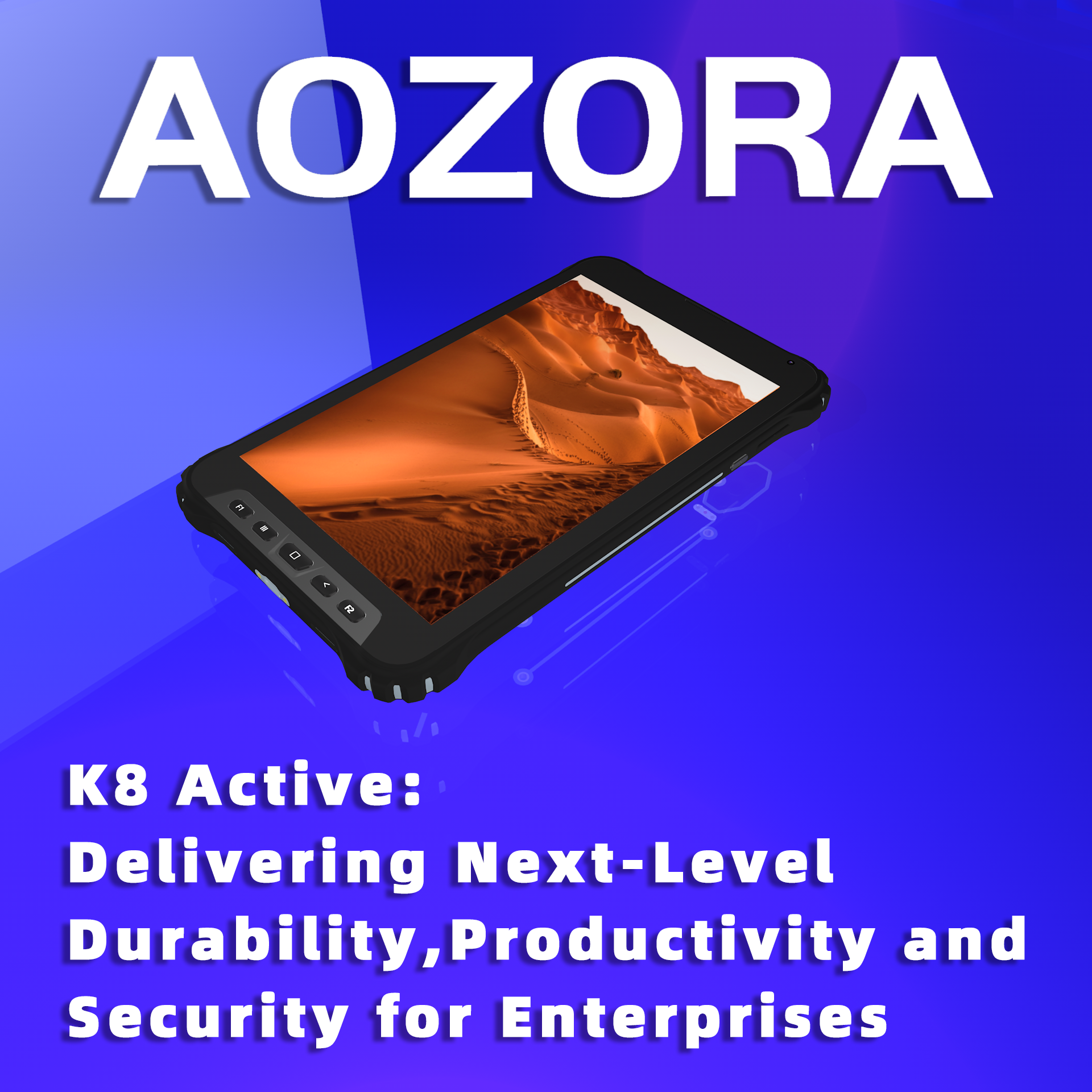 Aozora K8 Active&nbsp;: offre une durabilit&eacute;, une productivit&eacute; et une s&eacute;curit&eacute; de niveau sup&eacute;rieur aux entreprises