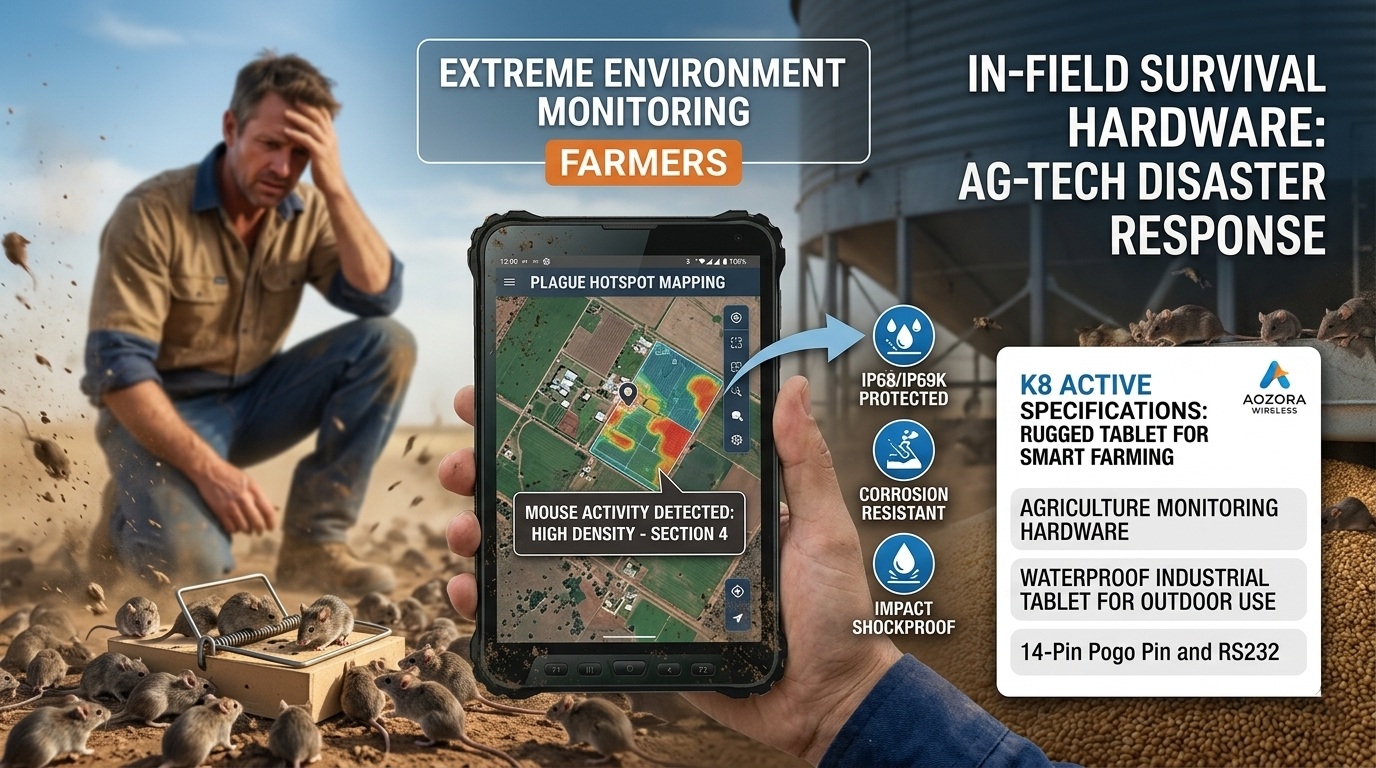 Sobrevivir a la plaga: tabletas resistentes para tecnolog&iacute;a agr&iacute;cola extrema