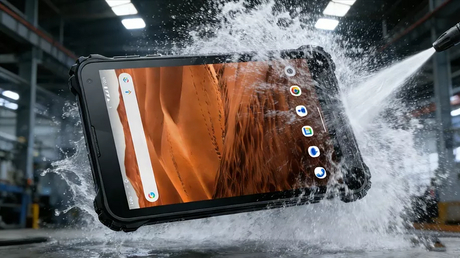 大型車両のドックに取り付けられた産業用 AT&T の頑丈なタブレット_915_514.jpg