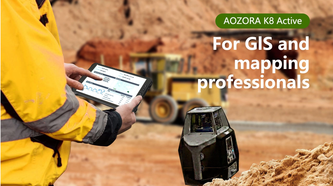 Aozora Wireless K8 Active: 측량 및 매핑을 위한 견고한 태블릿