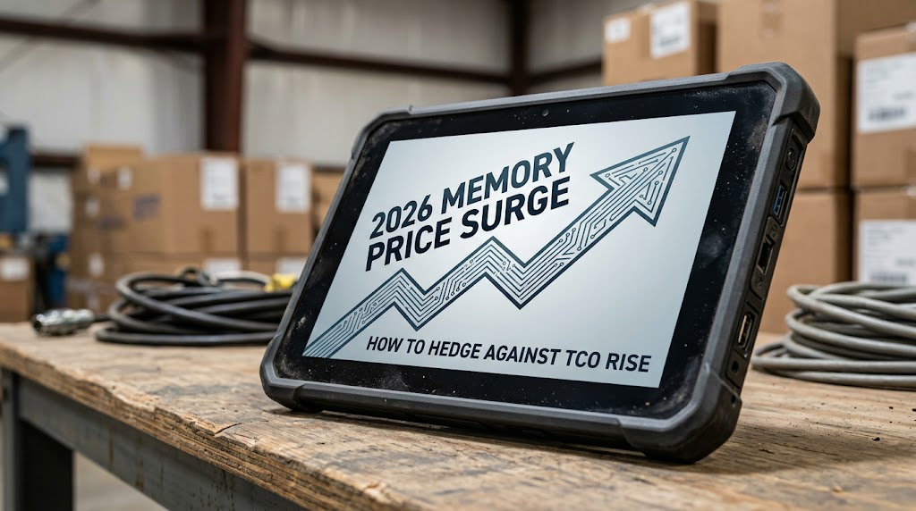 Aumento del precio de la memoria en 2026: c&oacute;mo proteger el coste total de propiedad de las tabletas resistentes