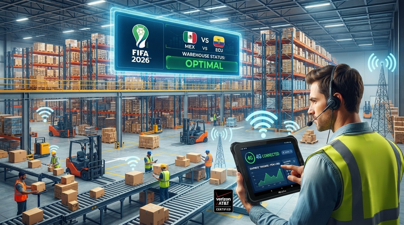 Connectivit&eacute; critique&nbsp;: tablette robuste active K8 pour la logistique