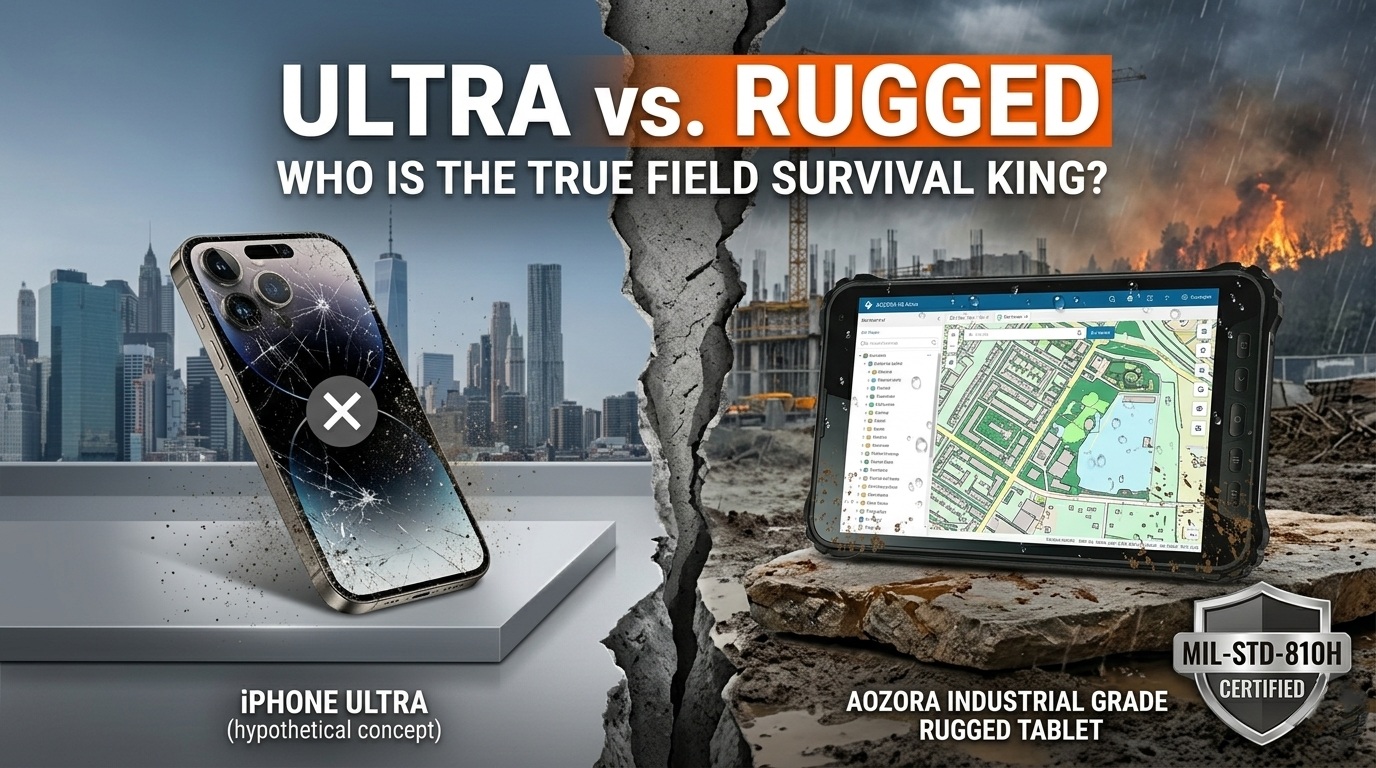 iPhone Ultra vs tablet robusto: il re della sopravvivenza nel mondo reale?