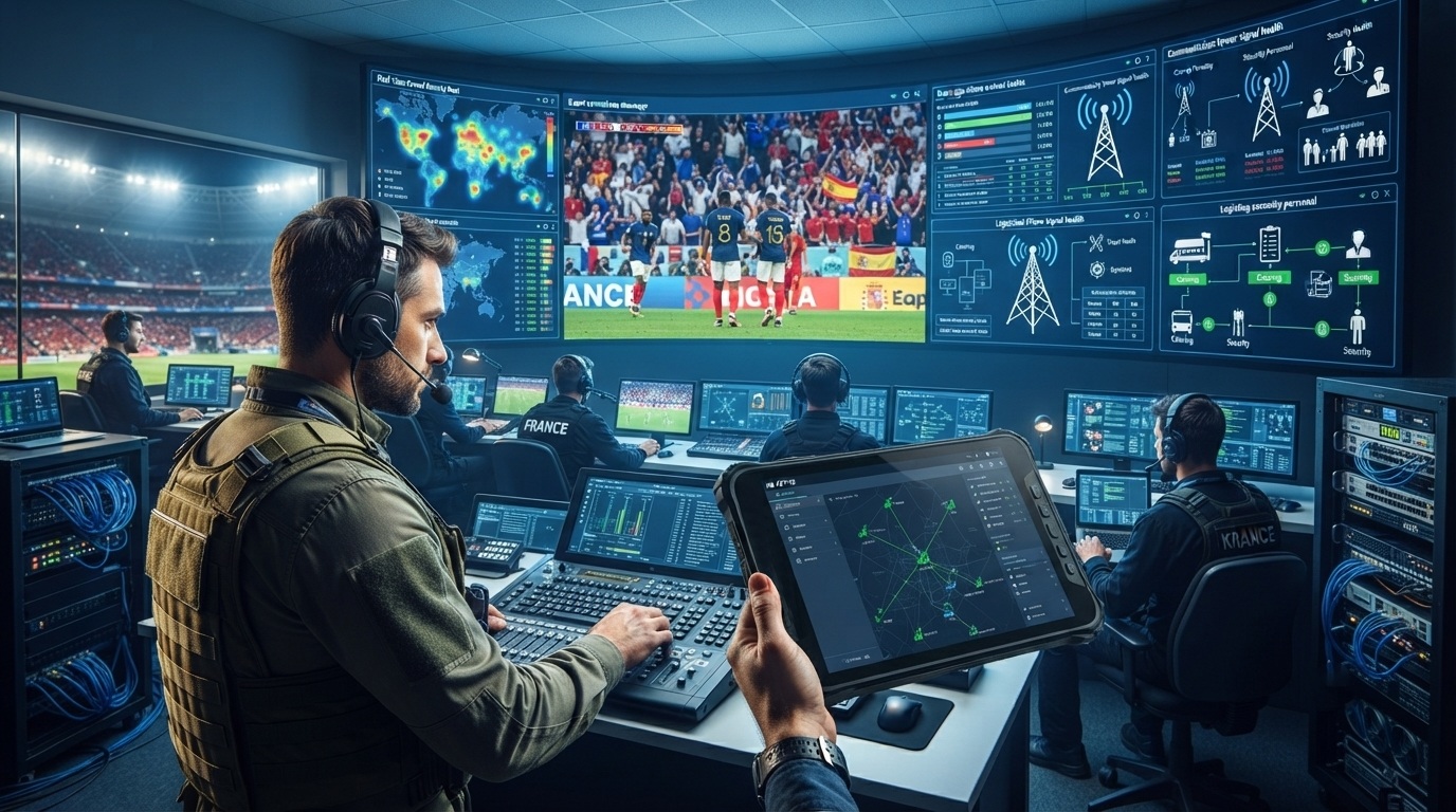 Die Technologie hinter dem Spiel: Industrielle Kommunikation f&uuml;r Gro&szlig;veranstaltungen