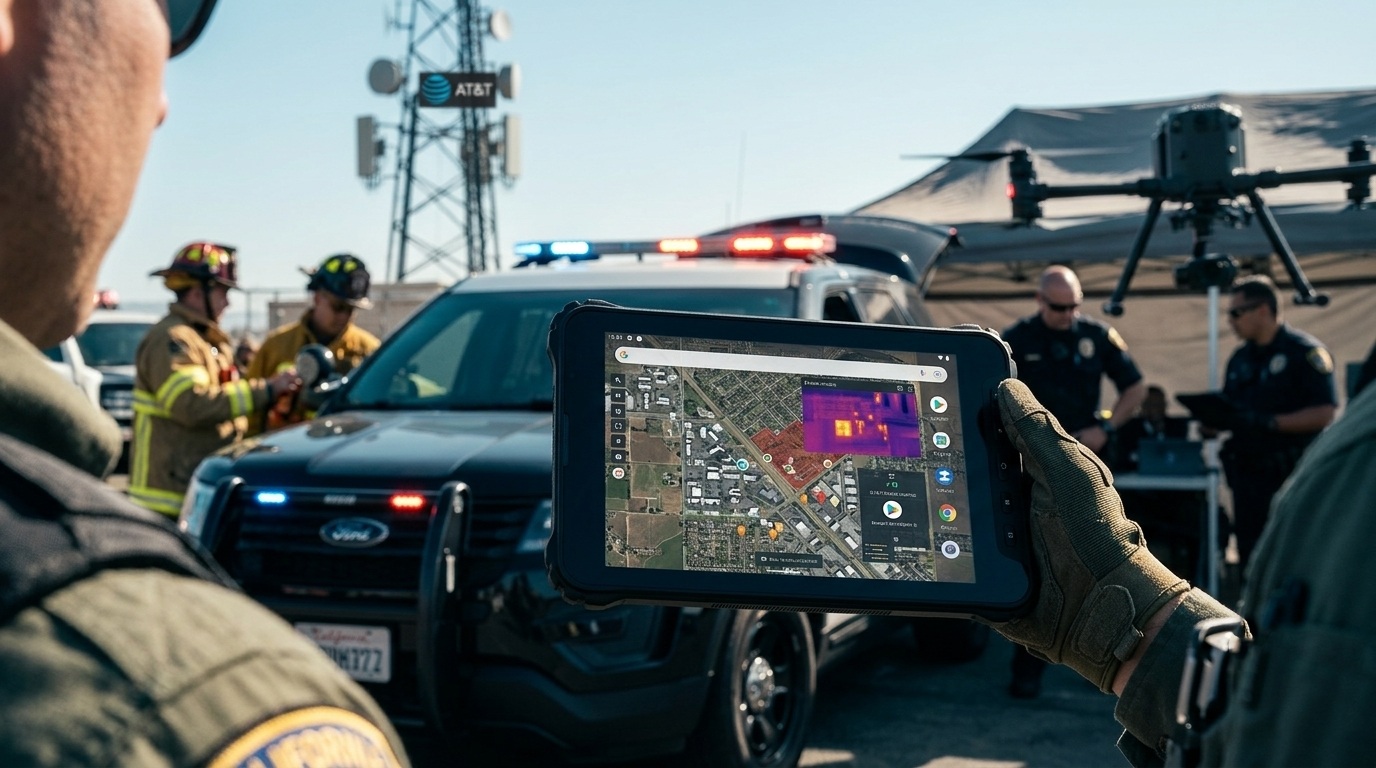 الأجهزة اللوحية القوية NextGen 911: اتصالات السلامة العامة 5G