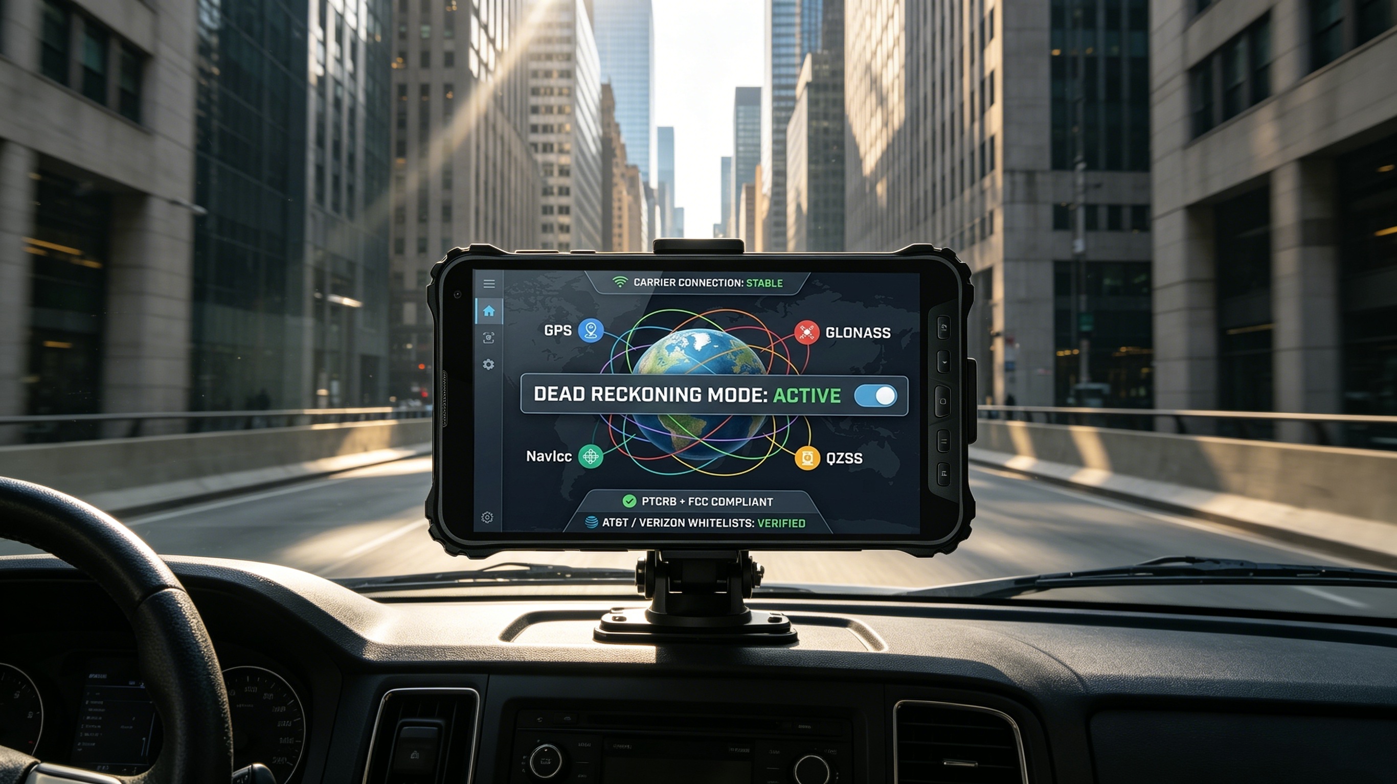 Tablet robusti certificati AT&T: GPS Dead Reckoning