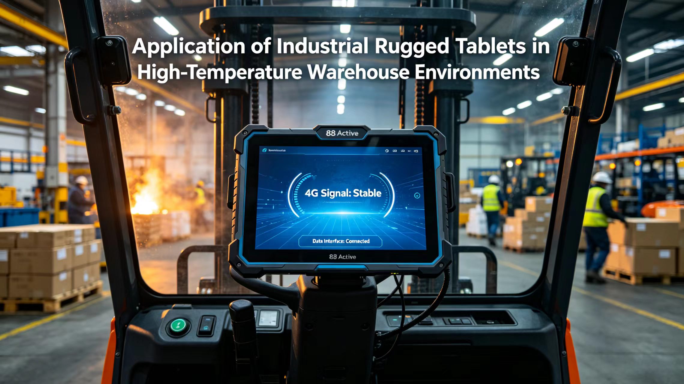 M&aacute;s all&aacute; de las Super PC con IA: tabletas industriales resistentes para el calor del almac&eacute;n