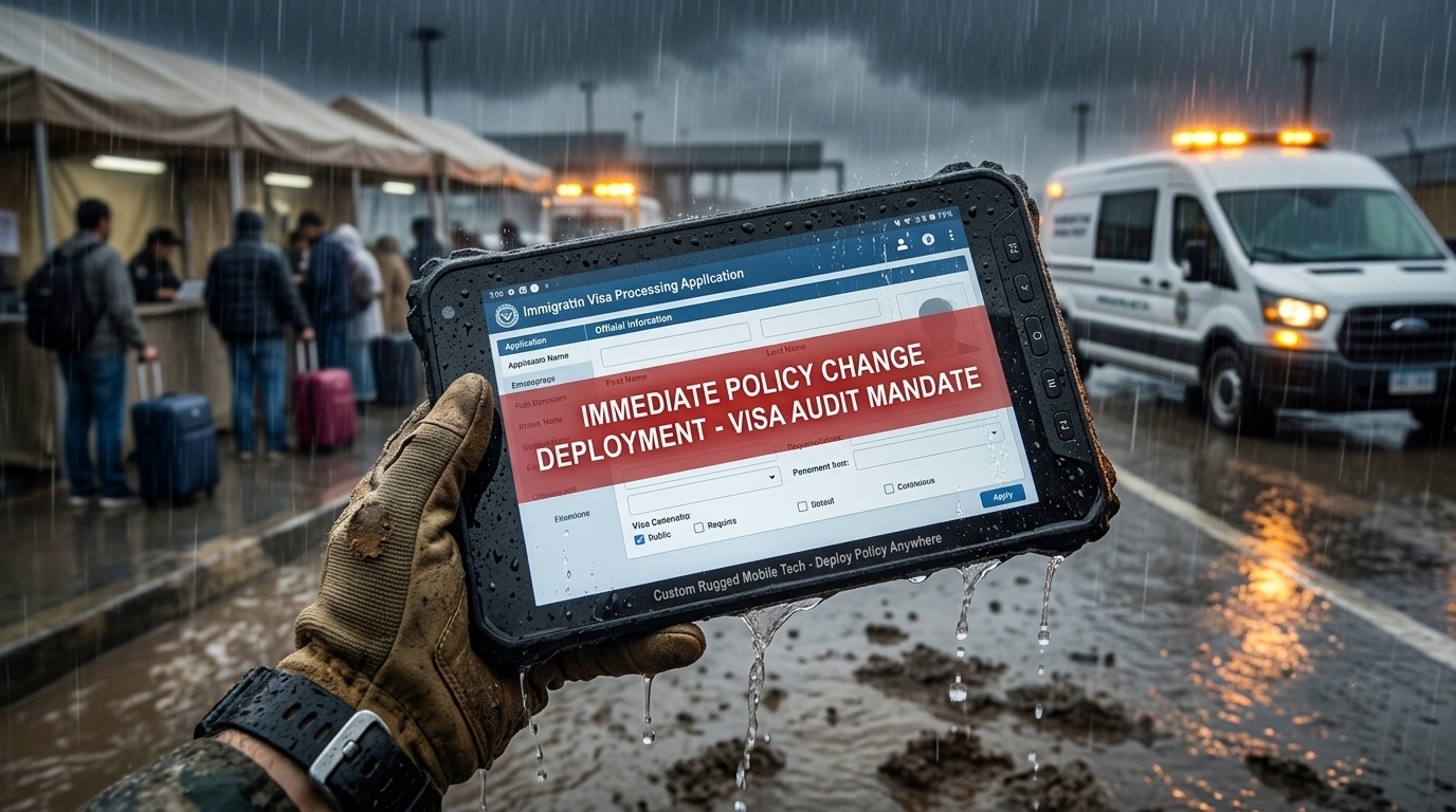 Technick&eacute; změny v zav&aacute;děn&iacute; hraničn&iacute; a imigračn&iacute; politiky